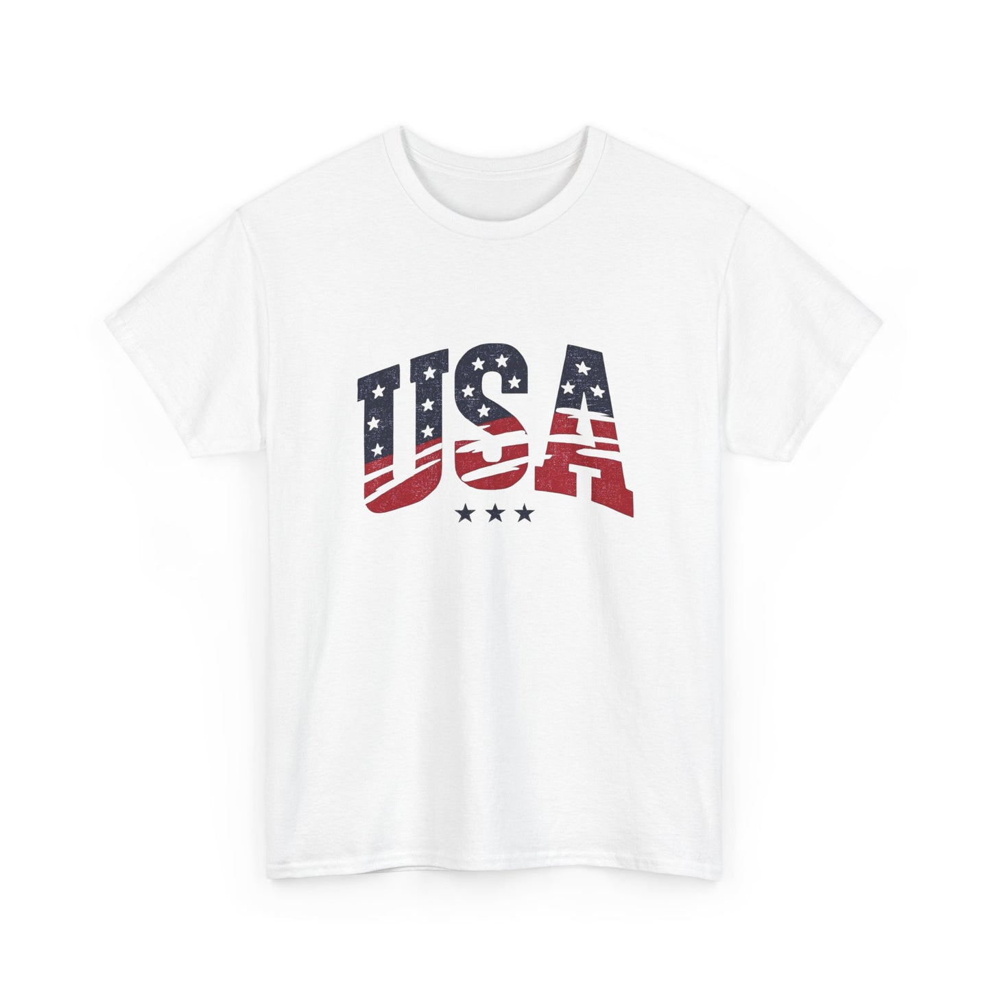 USA Tattered Flag Graphic T Shirt Heavy Cotton Tee NEW ADULT UNISEX