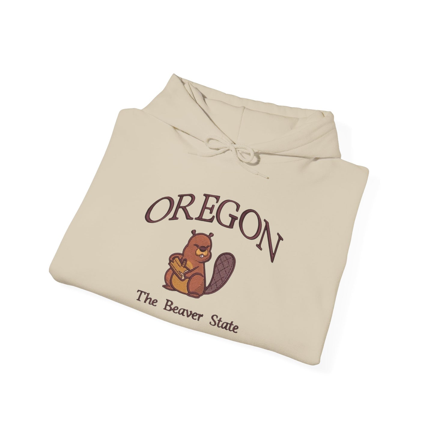 Oregon The Beaver State Graphic Hoodie Heavy Blend Sweatshirt NEW