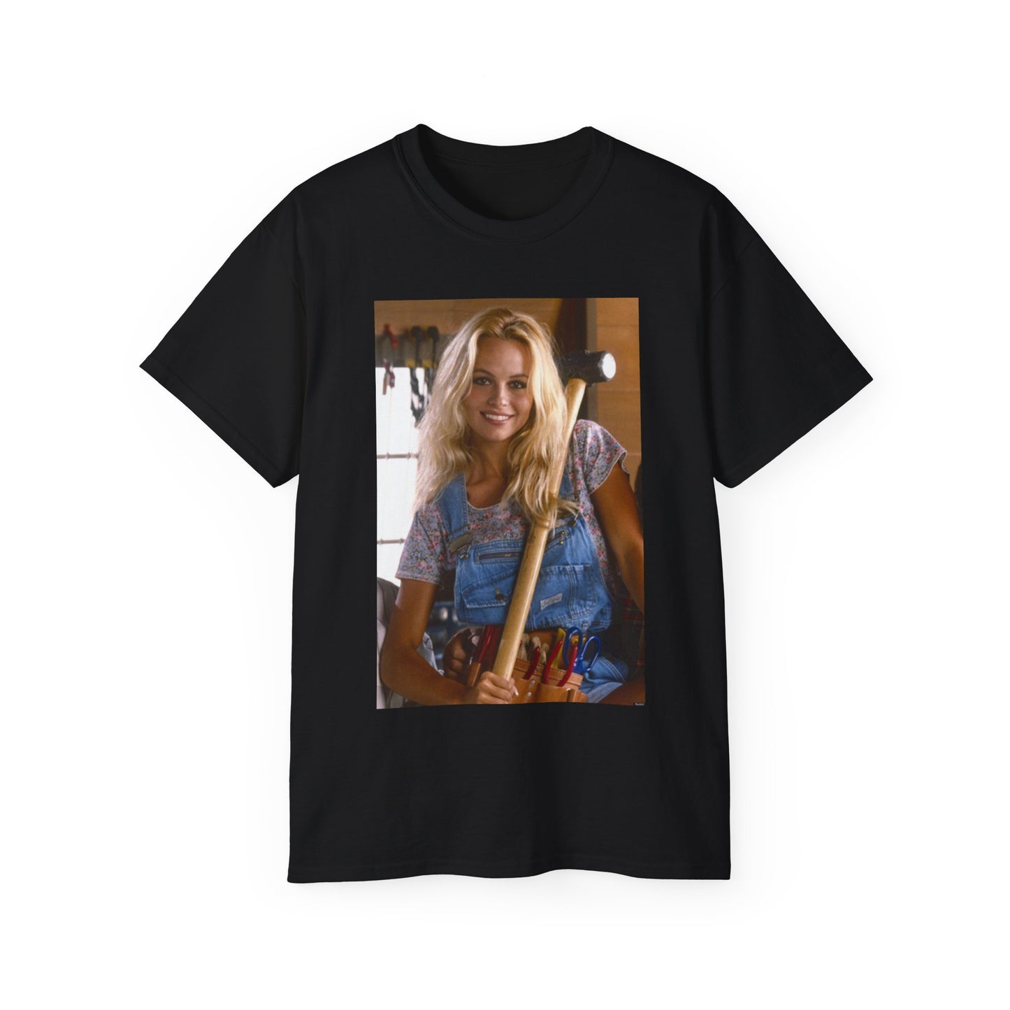 Pam Anderson playboy tool time 90s vintage Unisex Ultra Cotton Tee