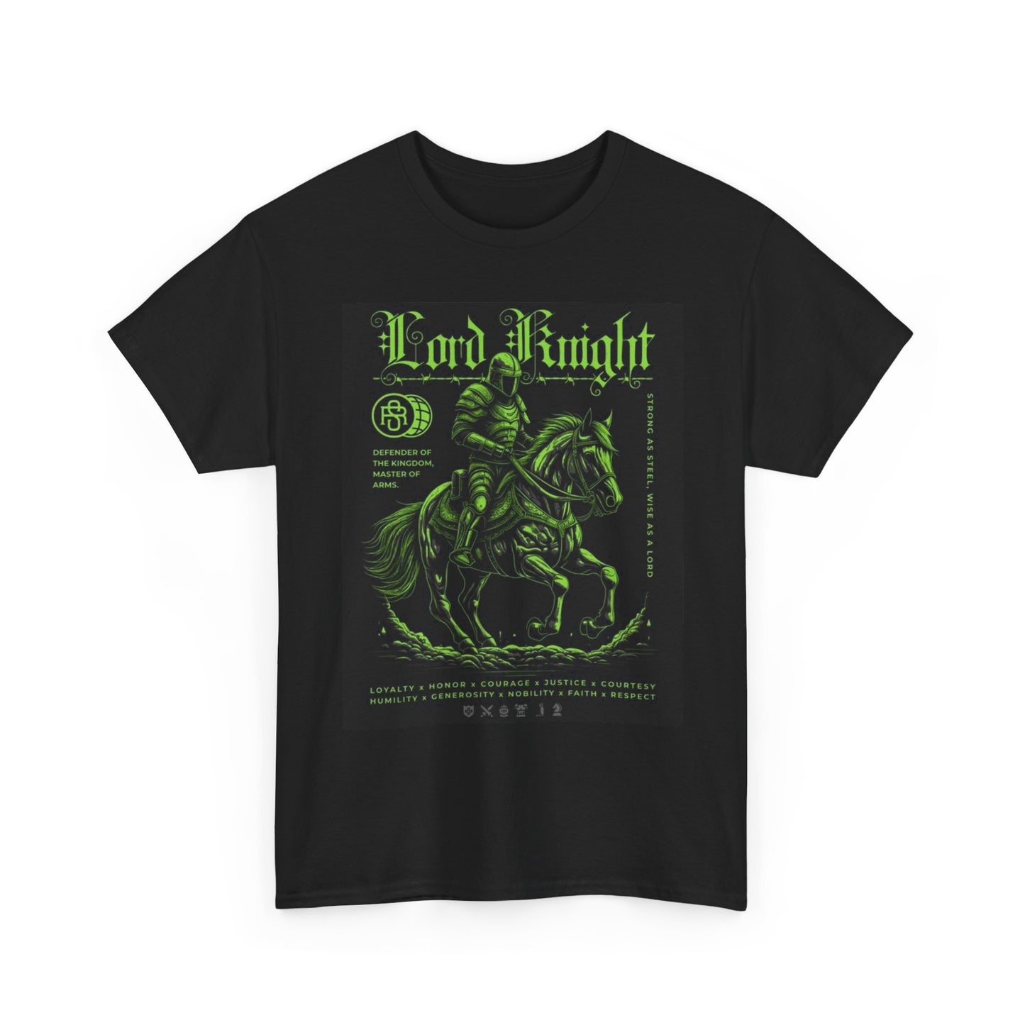 Lord Knight Graphic T Shirt Street Wear Apparel Unisex Heavy Cotton Tee