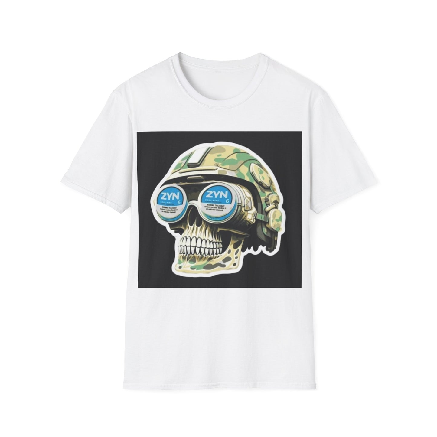 ZYN shirt pouch American Camo zyn pouch tucker trump vintage Softstyle T-Shirt