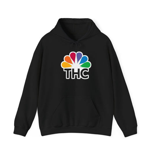 THC Funny Meme Weed Pot Smoker Graphic Hoodie Heavy Blend™ Hooded Sweatshirt