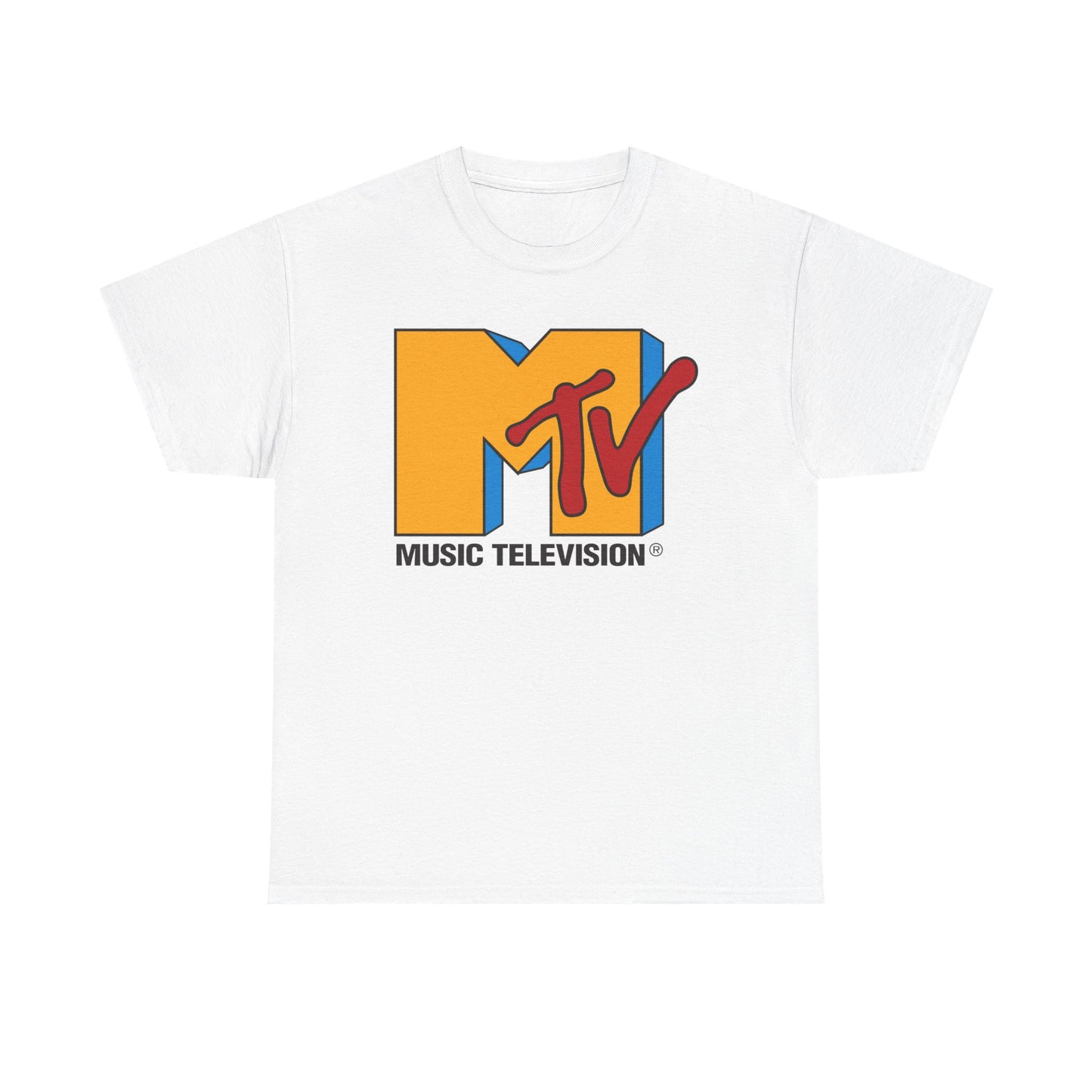 MTV Graphic T Shirt Retro Logo Unisex Heavy Cotton Tee