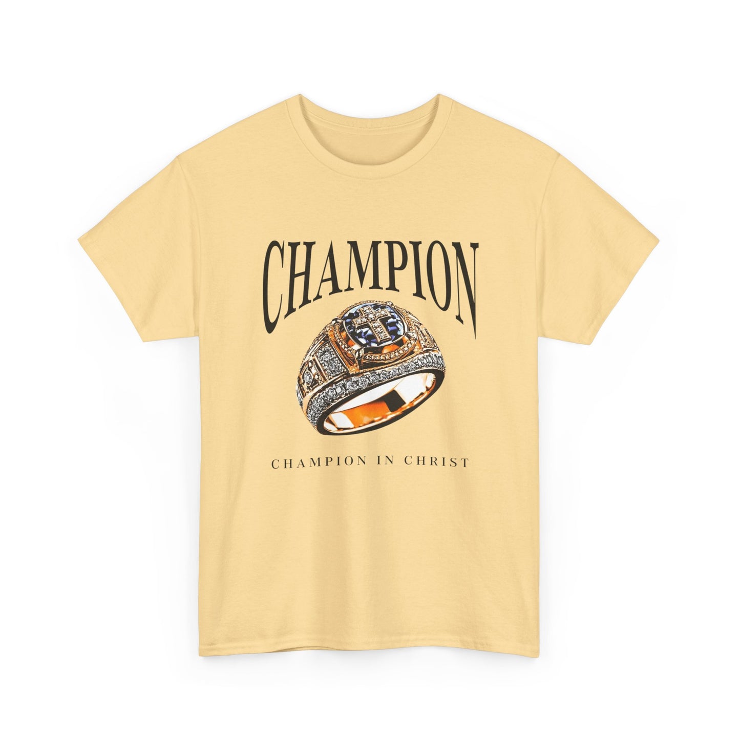 Champion In Christ Graphic T Shirt ADULT NEW