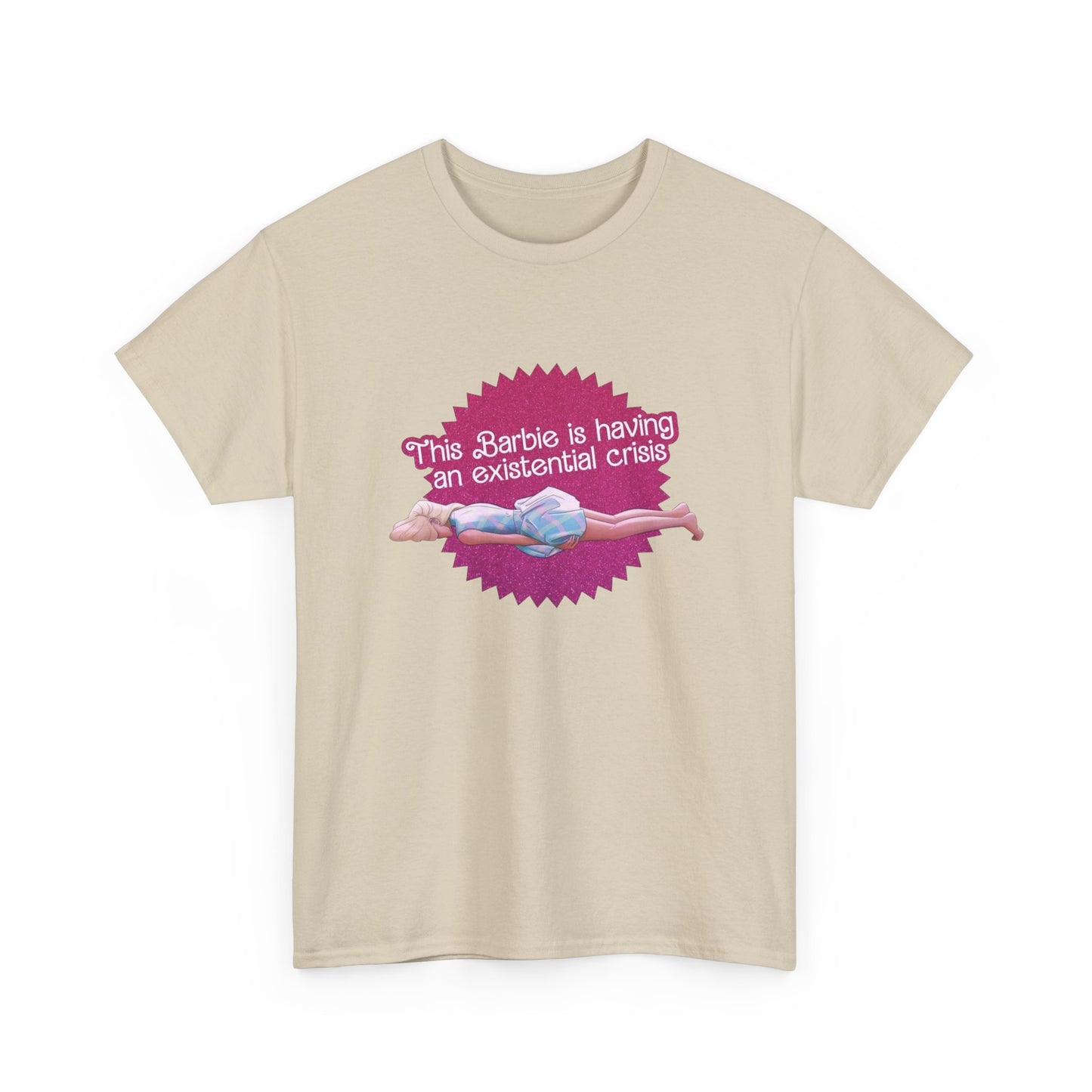 Having A Extensional Crisis Funny Graphic T Shirt Unisex Heavy Cotton Tee GIFT