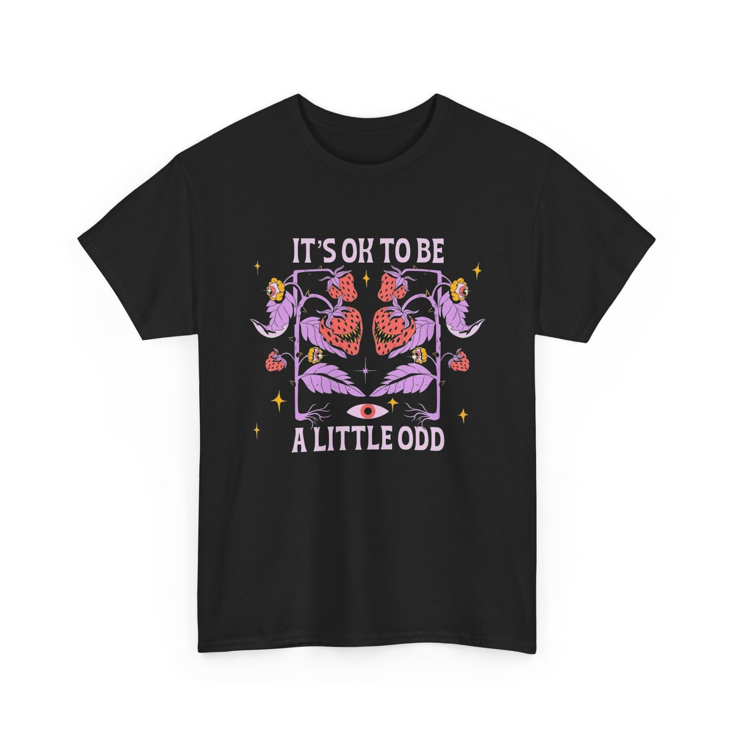 Its Ok To be A Little Odd T Shirt Unisex Heavy Cotton Tee