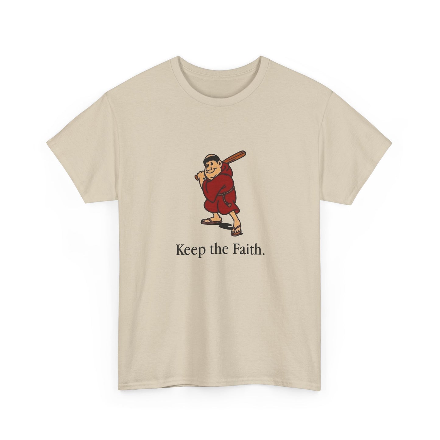 Keep The Faith Graphic T Shirt NEW Vintage Unisex Heavy Cotton Tee