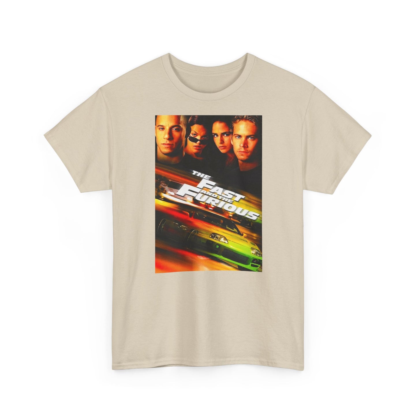 Fast and the furious T-shirt Retro Movie car club Cali Unisex Heavy Cotton Tee
