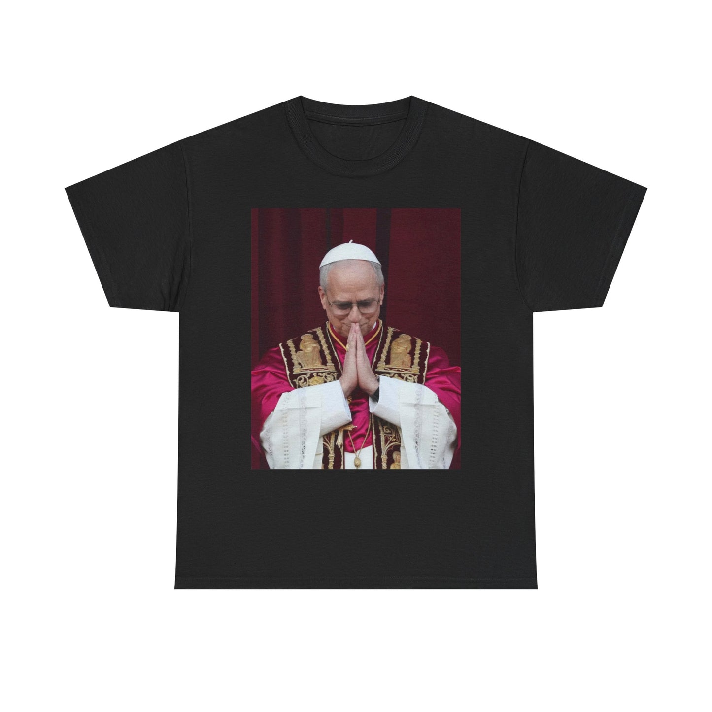 Pope Leo Graphic T Shirt New All Sizes Fast Ship Unisex Heavy Cotton Tee