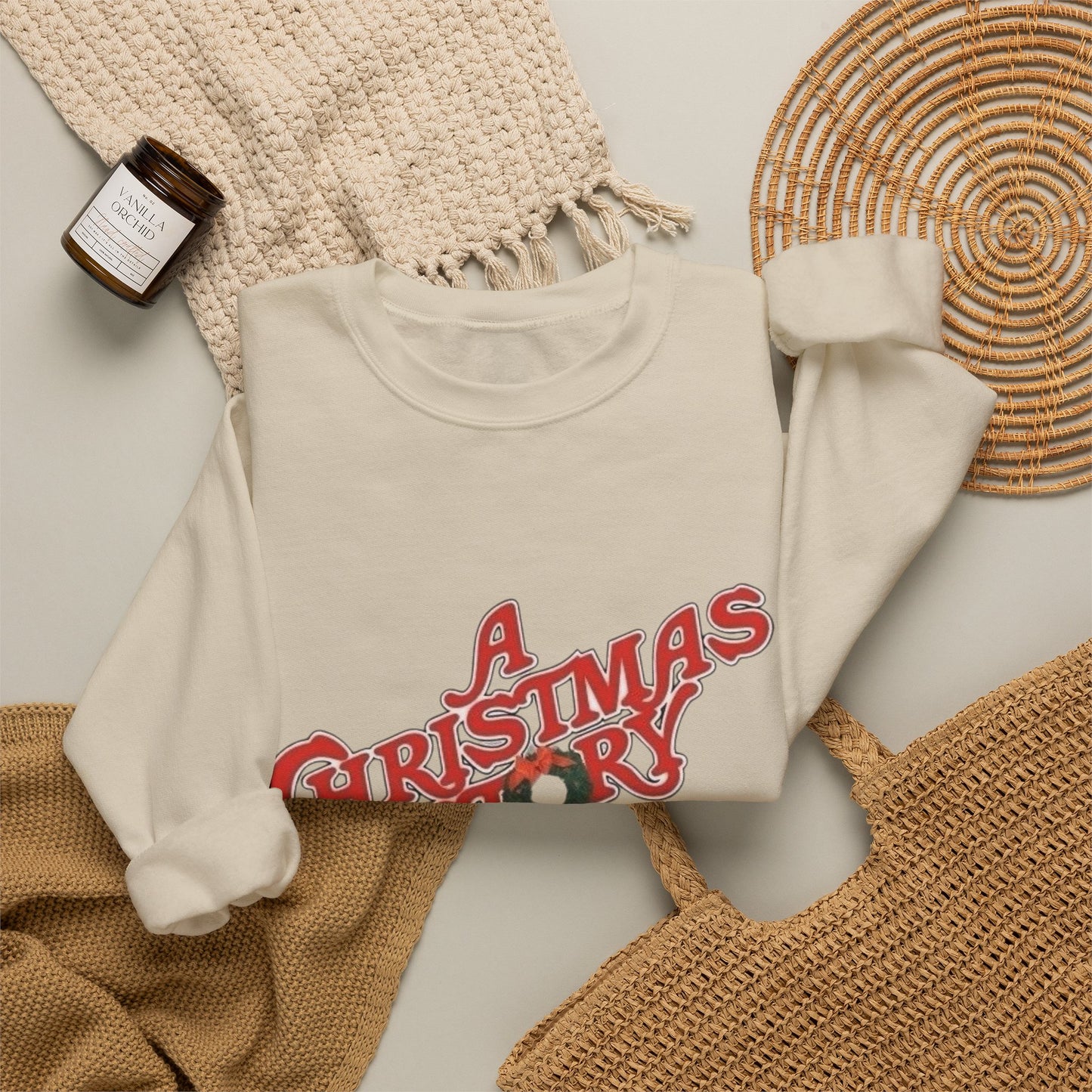 A Christmas Story Vintage Sweater NEW Unisex Heavy Blend™ Crewneck Sweatshirt