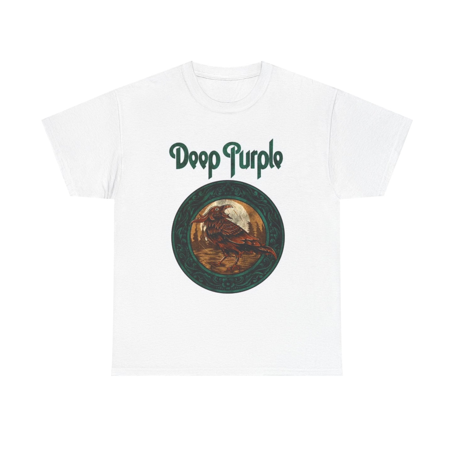 Deep Purple Graphic T Shirt Vintage Retro Rock Band Unisex Heavy Cotton Tee