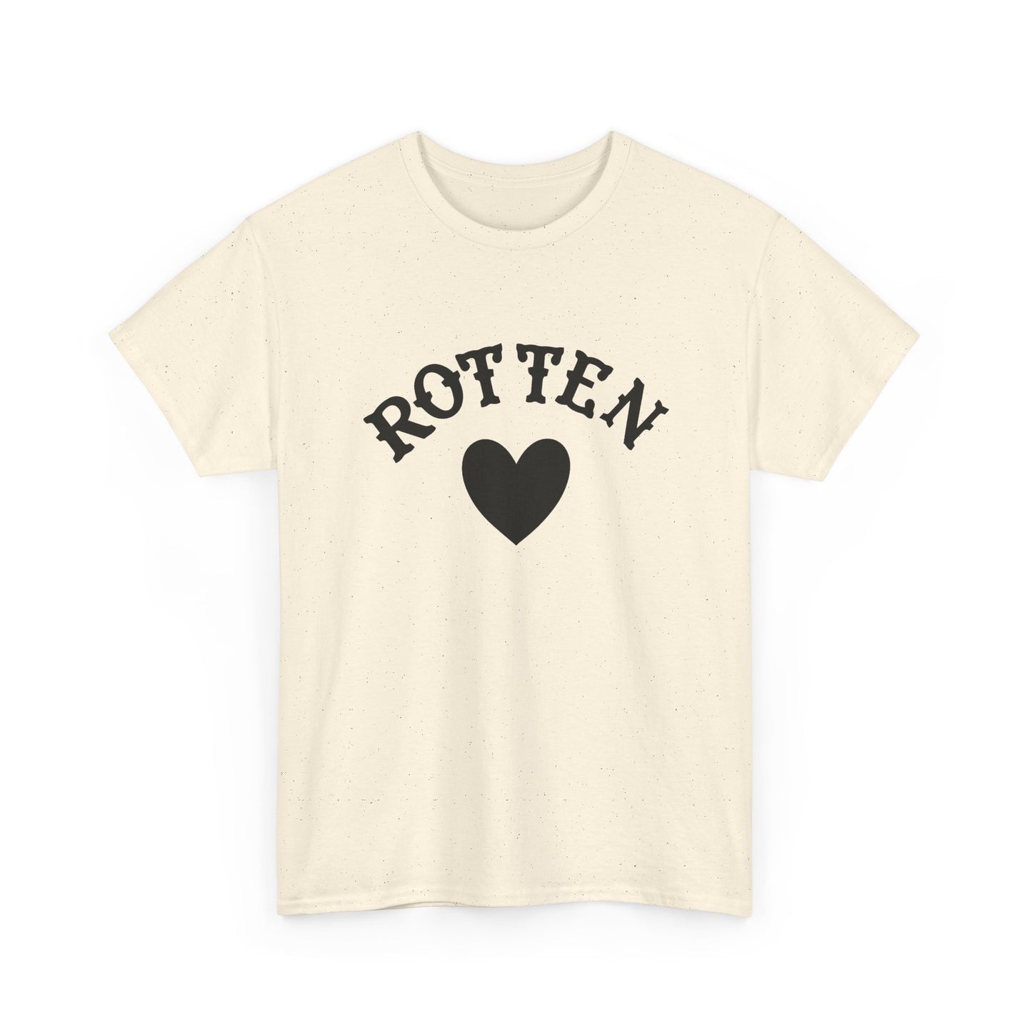 Rotten Heart Graphic T Shirt NEW Vintage Unisex Heavy Cotton Tee