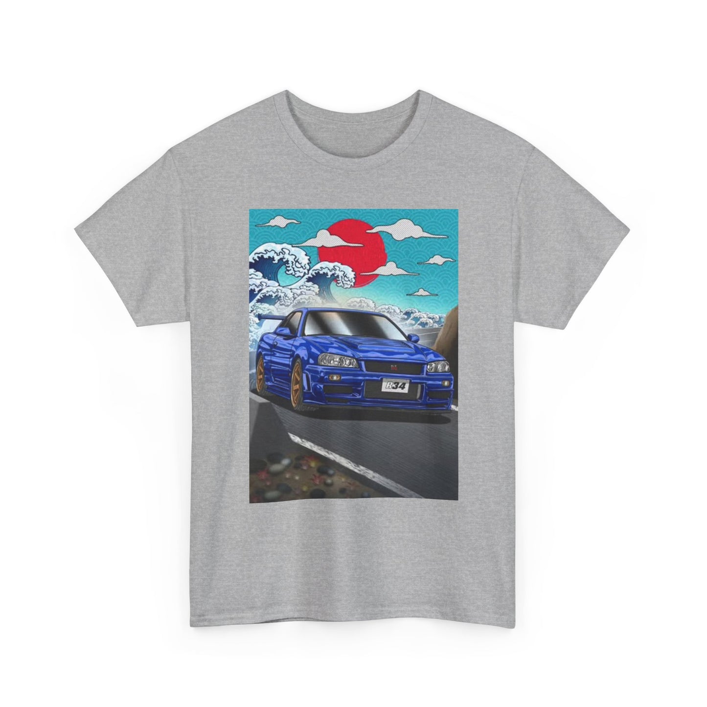 Nissan Skyline Graphic T Shirt GTR Vintage Japan Retro Unisex Heavy Cotton Tee