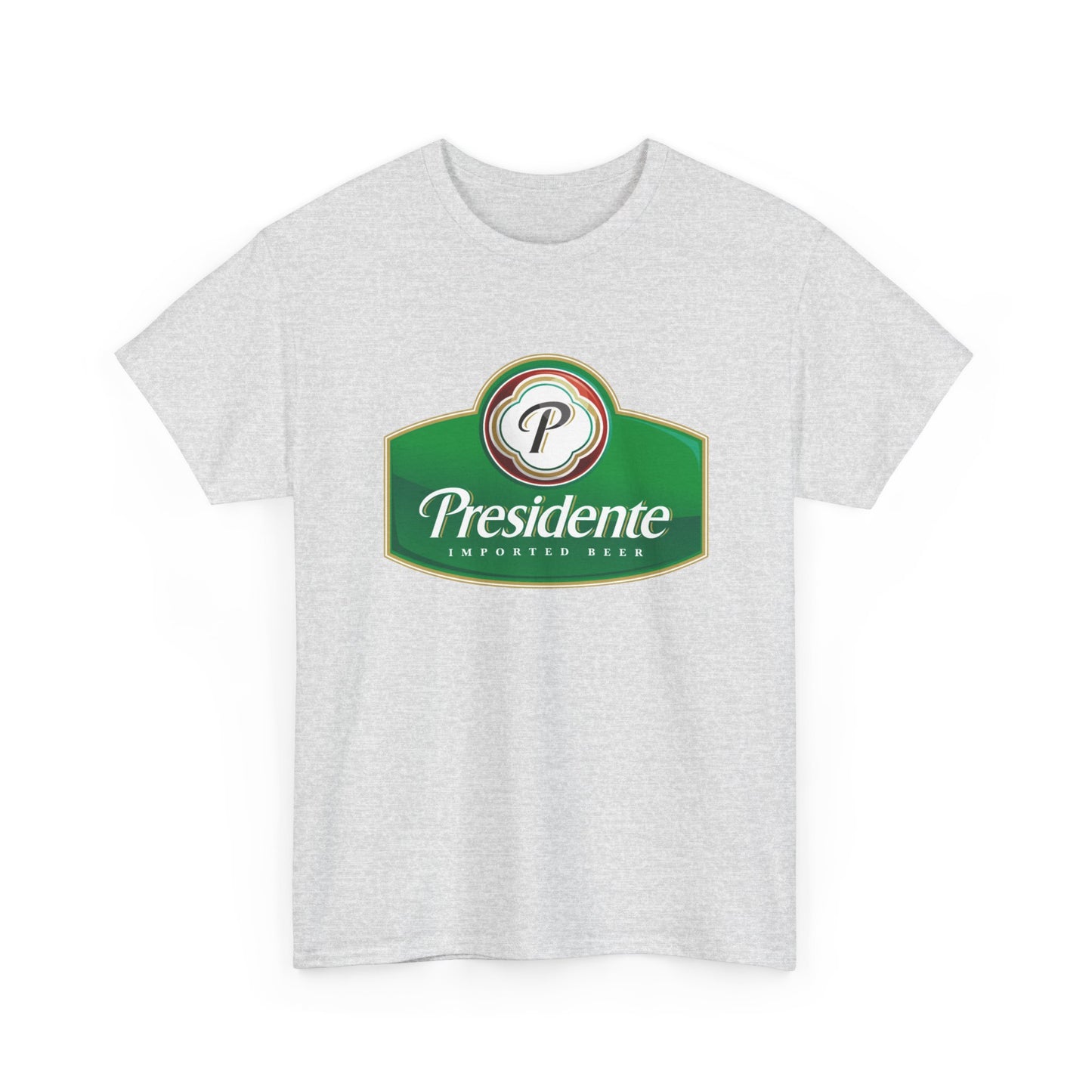 Presidente Beer Logo Shirt Retro Poster Unisex Heavy Cotton Tee