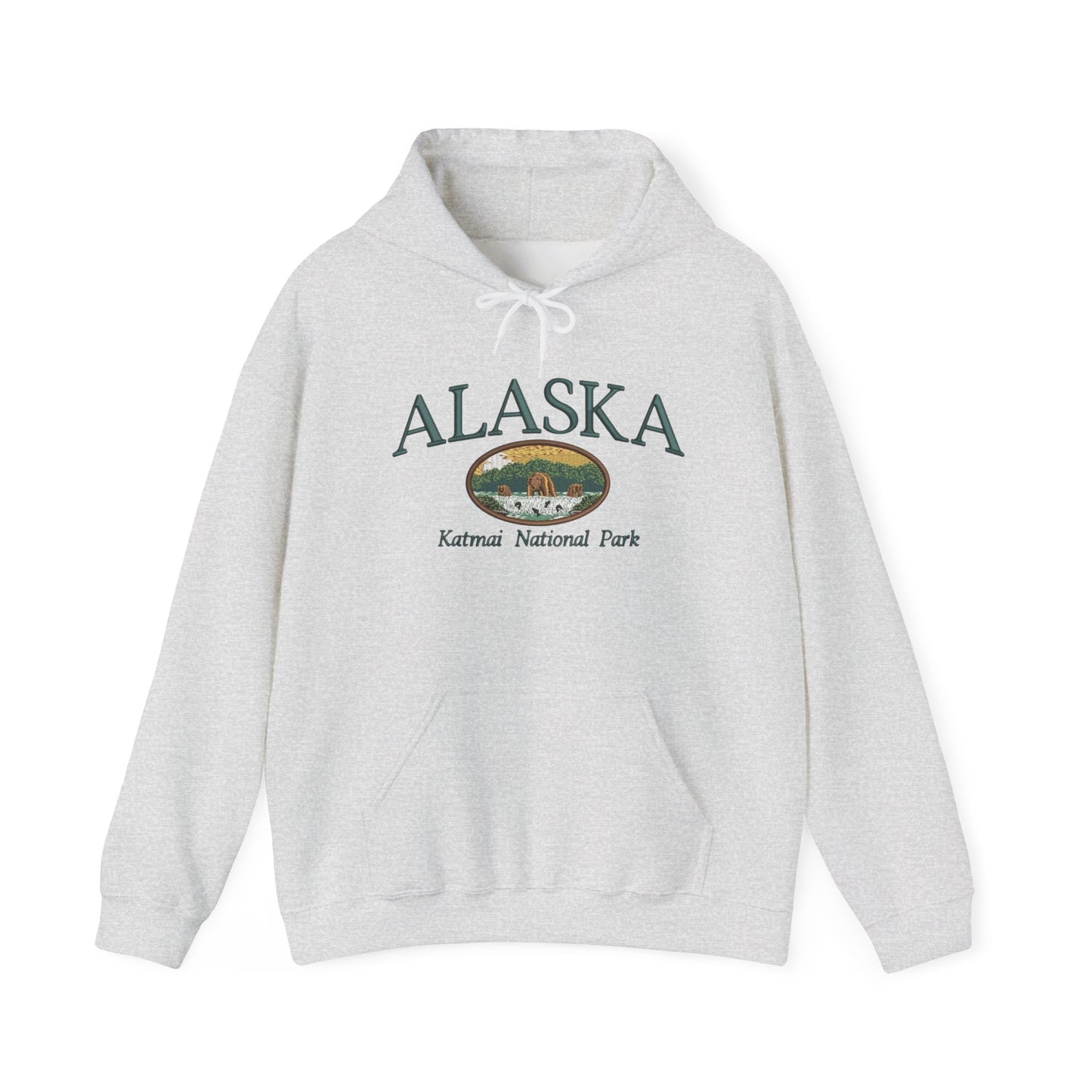 Alaska National Parks Graphic Hoodie Heavy Blend Sweatshirt NEW