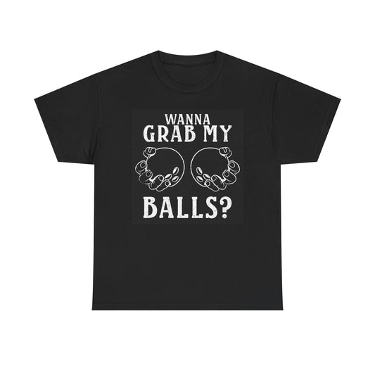 Wanna Grab My Bowling Balls Graphic T Shirt Brand New Cotton Tee