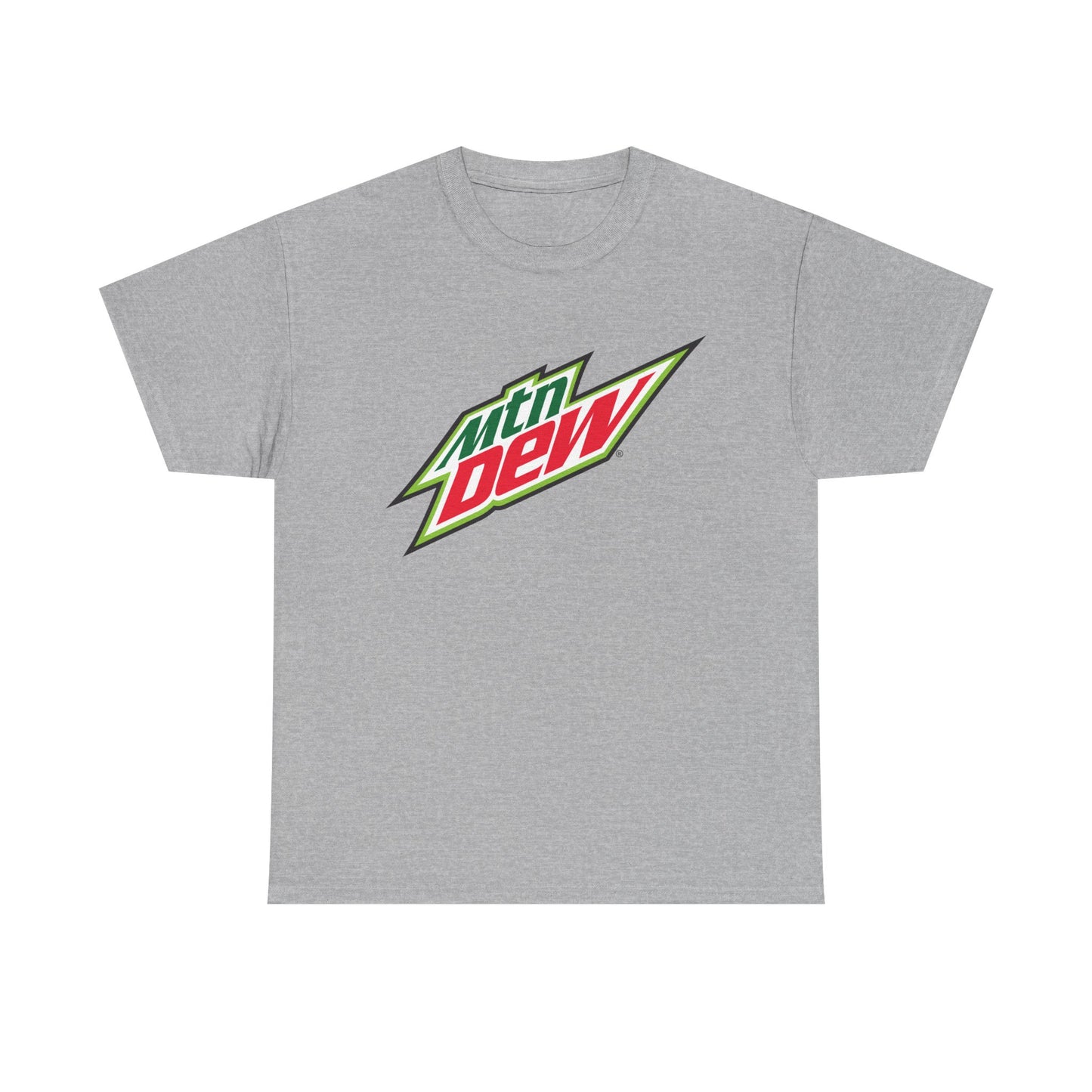Mountain Dew Graphic T Shirt Retro Logo Video Games Unisex Heavy Cotton Tee