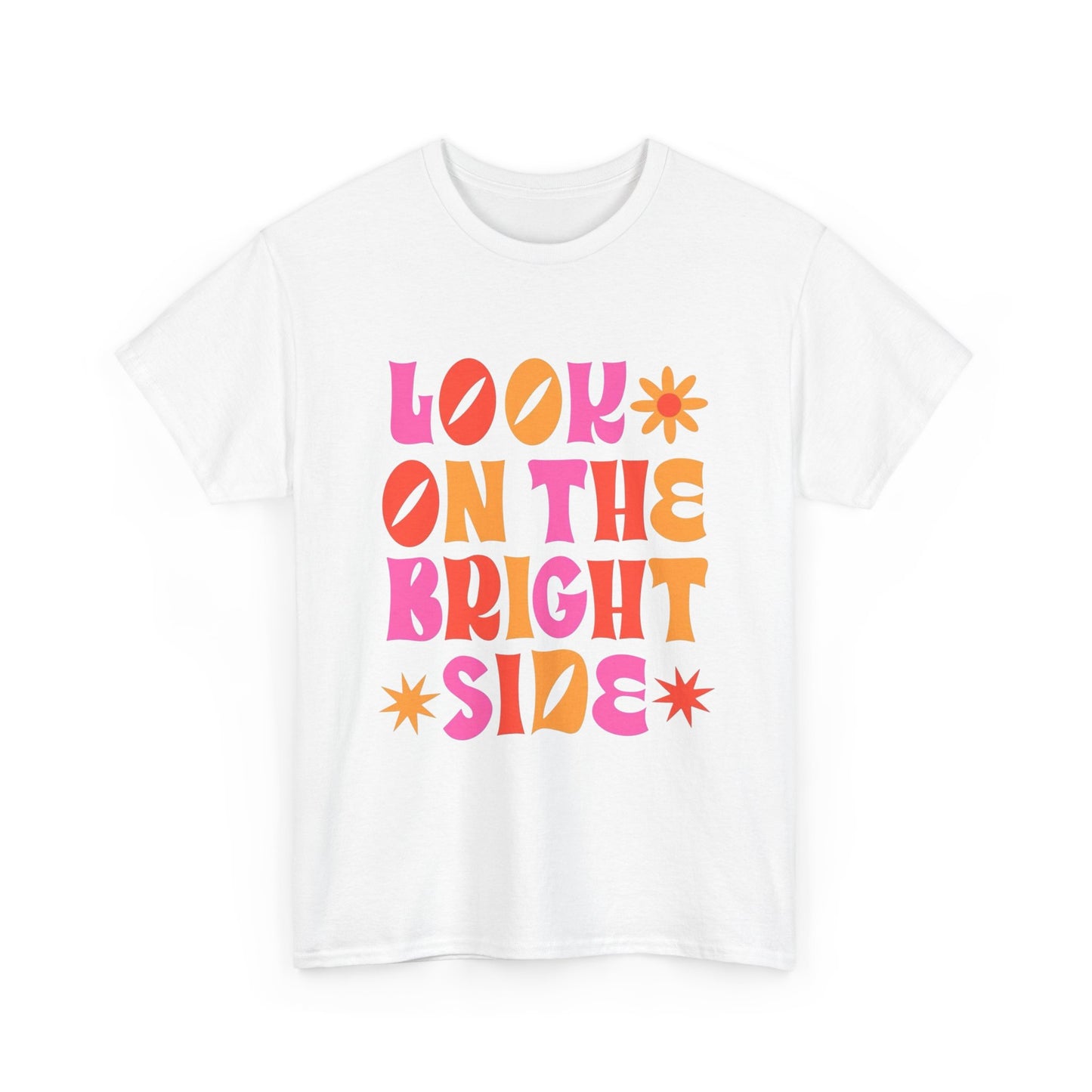 Look On The Bright Side Graphic T Shirt Unisex Cotton Tee - New Gift - Tee