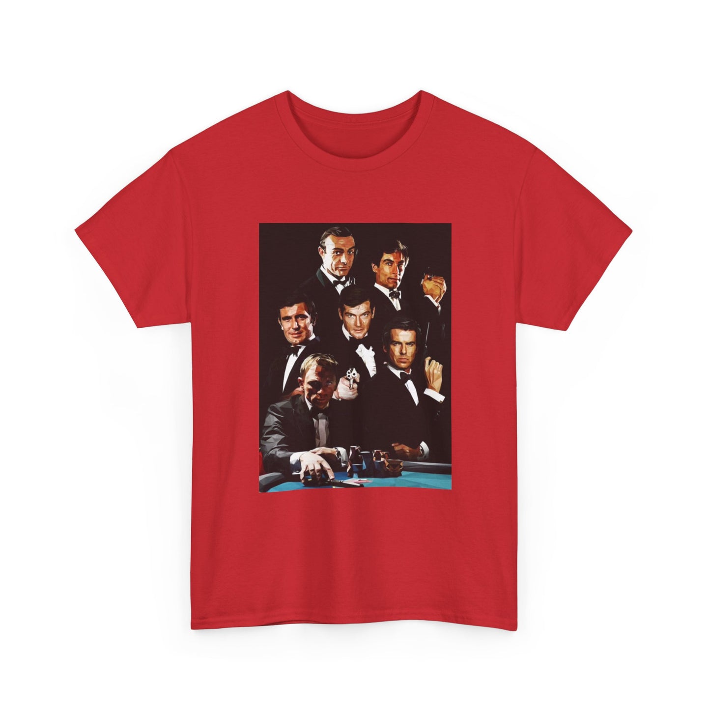 James Bond T-shirt Vintage Bond Collection Merch Unisex Heavy Cotton Tee