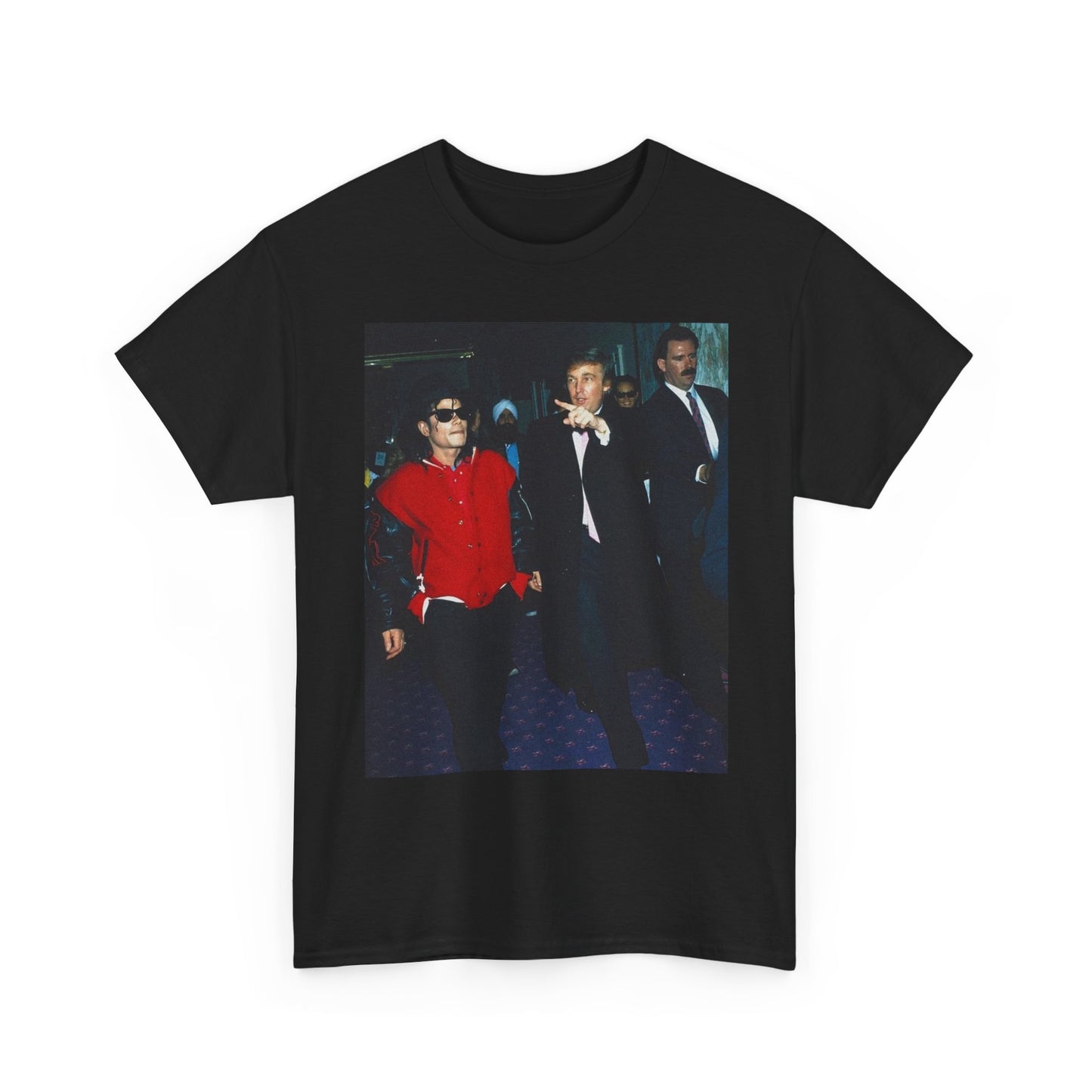 Trump Michael Jackson Graphic T Shirt Vintage Retro Unisex Heavy Cotton Tee