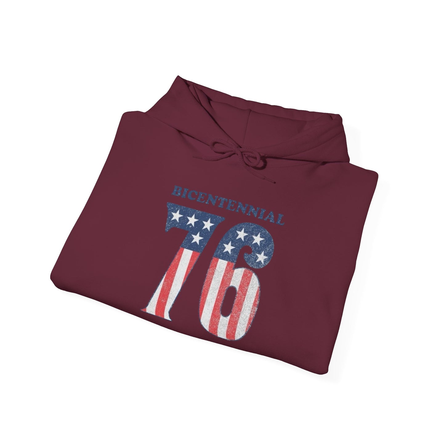 American Flag Bicentennial USA 76 Graphic Hoodie Heavy Blend™ NEW Sweatshirt
