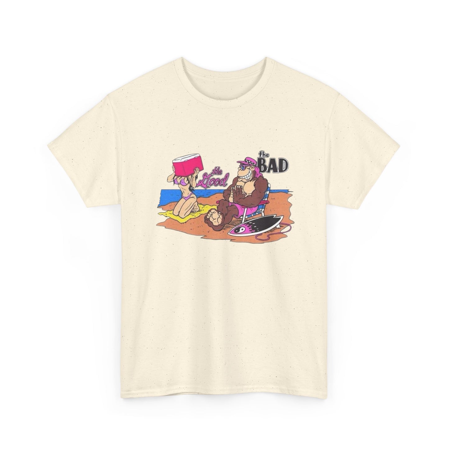 The Bad The Good Funny Beach T Shirt Graphic Unisex Heavy Cotton Tee NEW GIFT