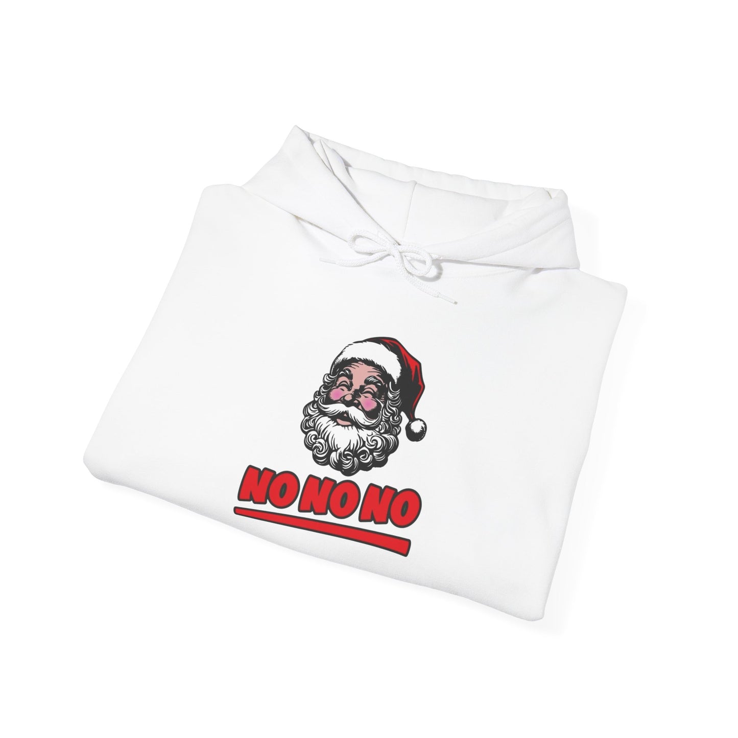 Santa Funny Christmas Graphic Hoodie Unisex Heavy Blend™ Hooded Sweatshirt