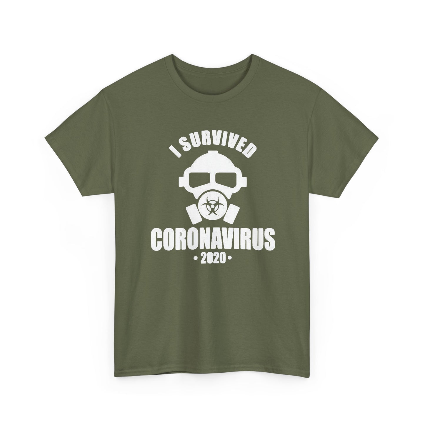 I Survived Coronavirus Funny Graphic T Shirt NEW Adult Regular Sizing Tee