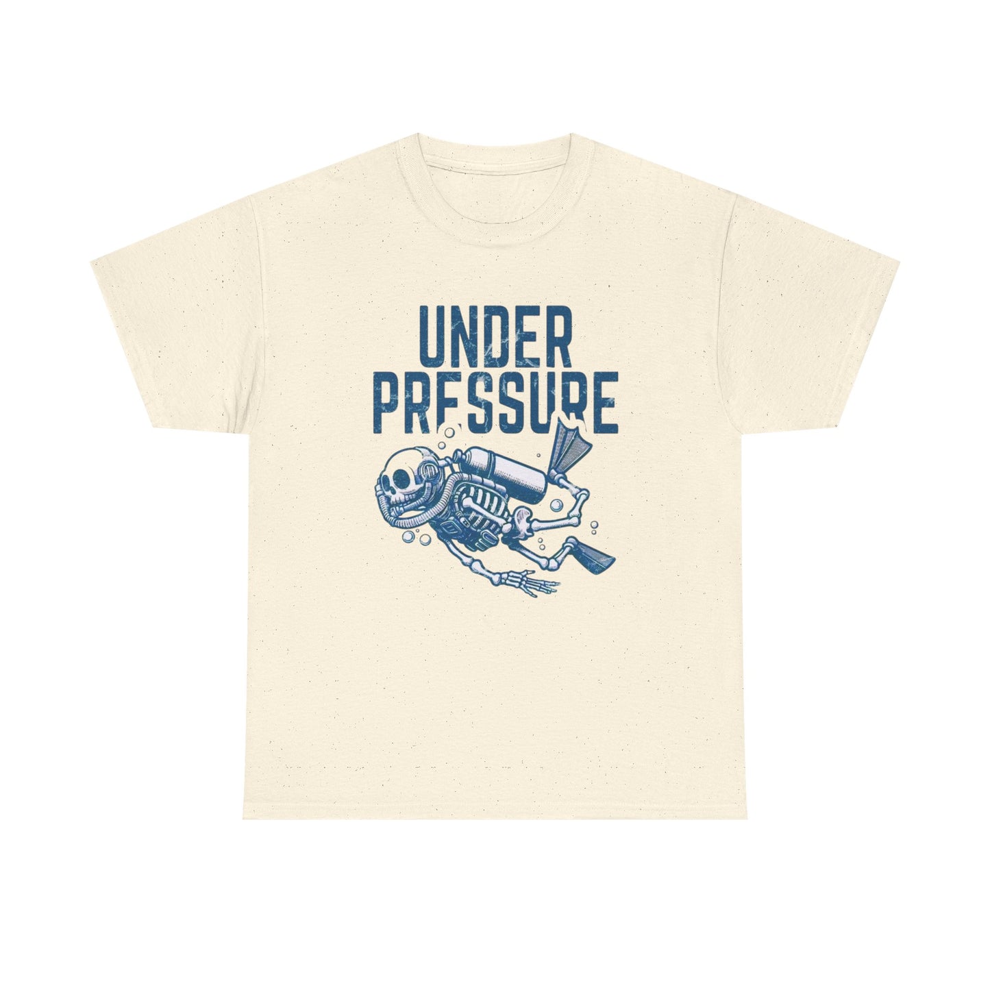 Under Pressure Scuba Diving Graphic T Shirt NEW Adult Unisex Heavy Cotton Tee