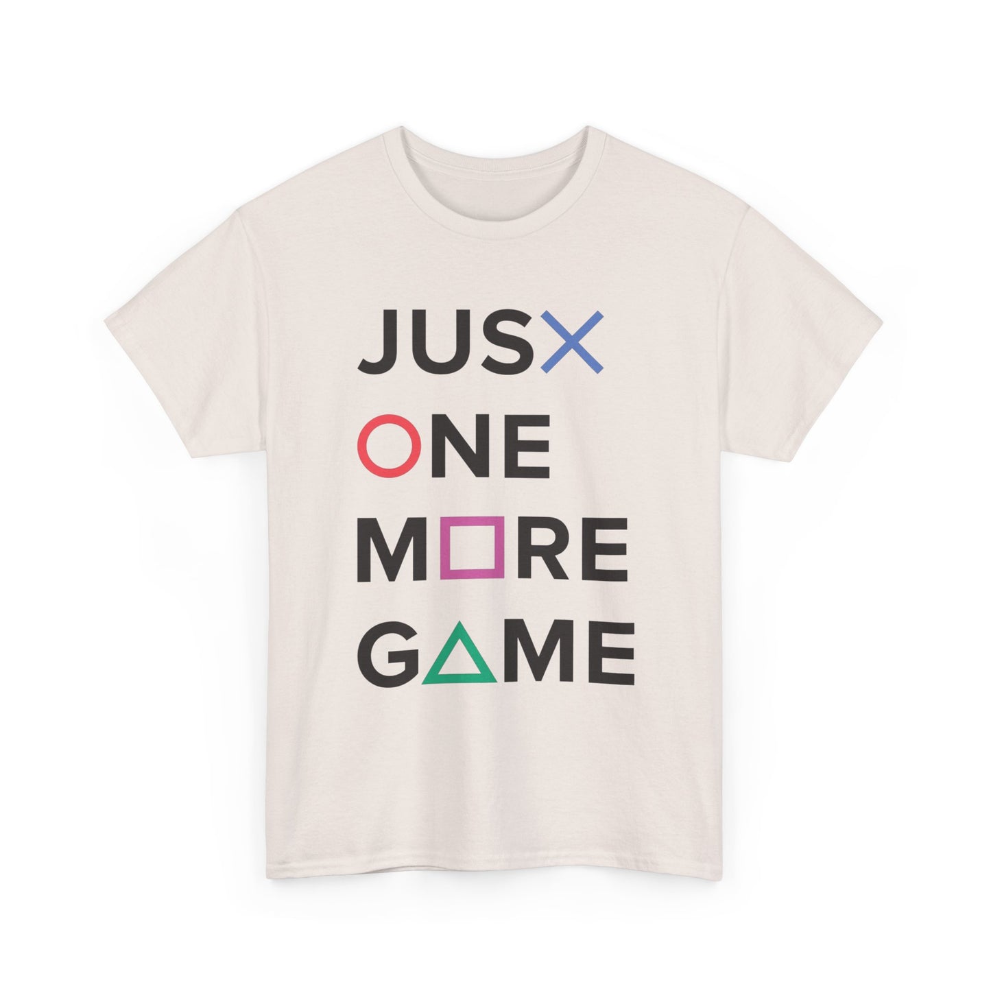 Just One More Game Retro Gaming Graphic T Shirt NEW GIFT Unisex Heavy Cotton Tee