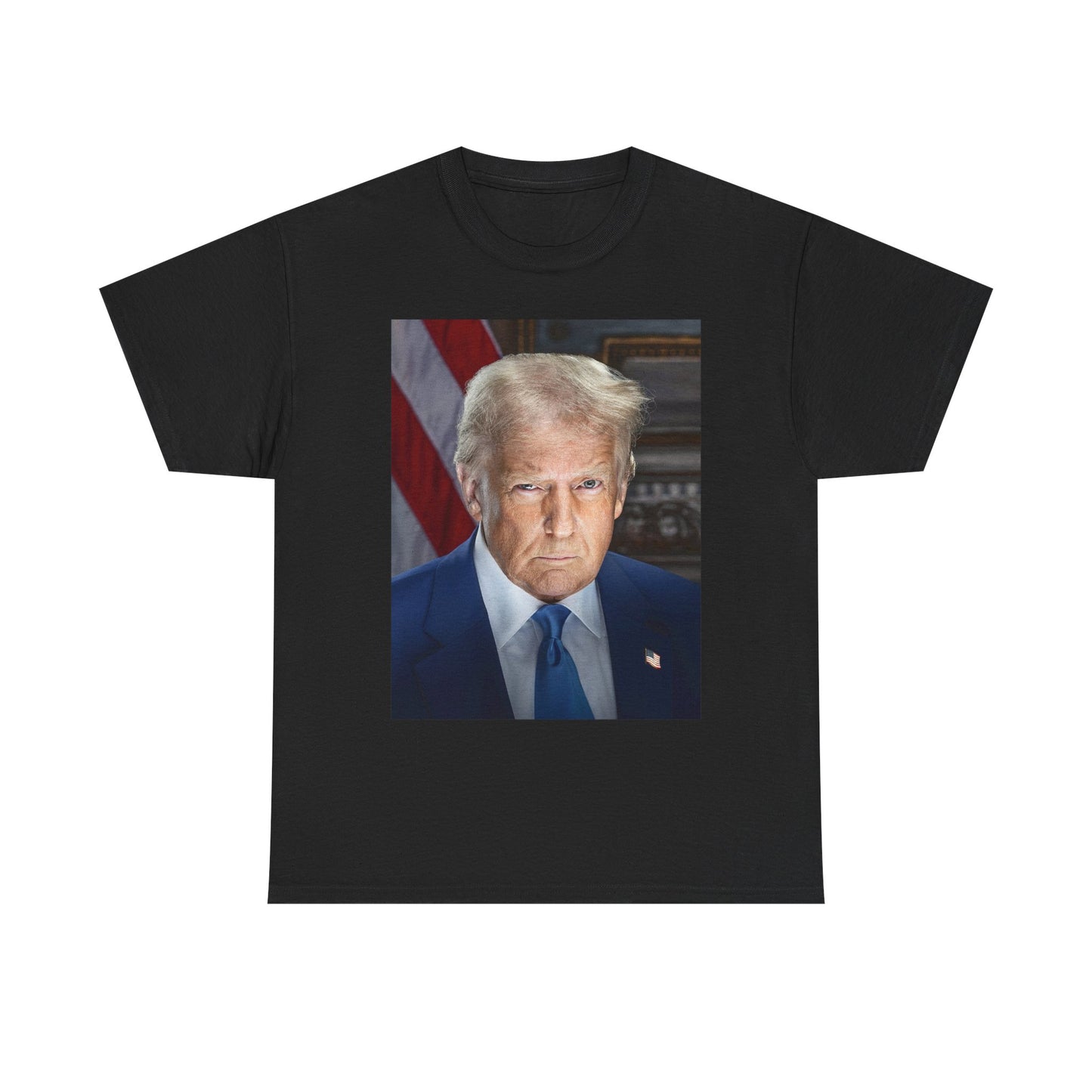 Trump Graphic T Shirt Portrait Unisex Heavy Cotton Tee USA SELLER