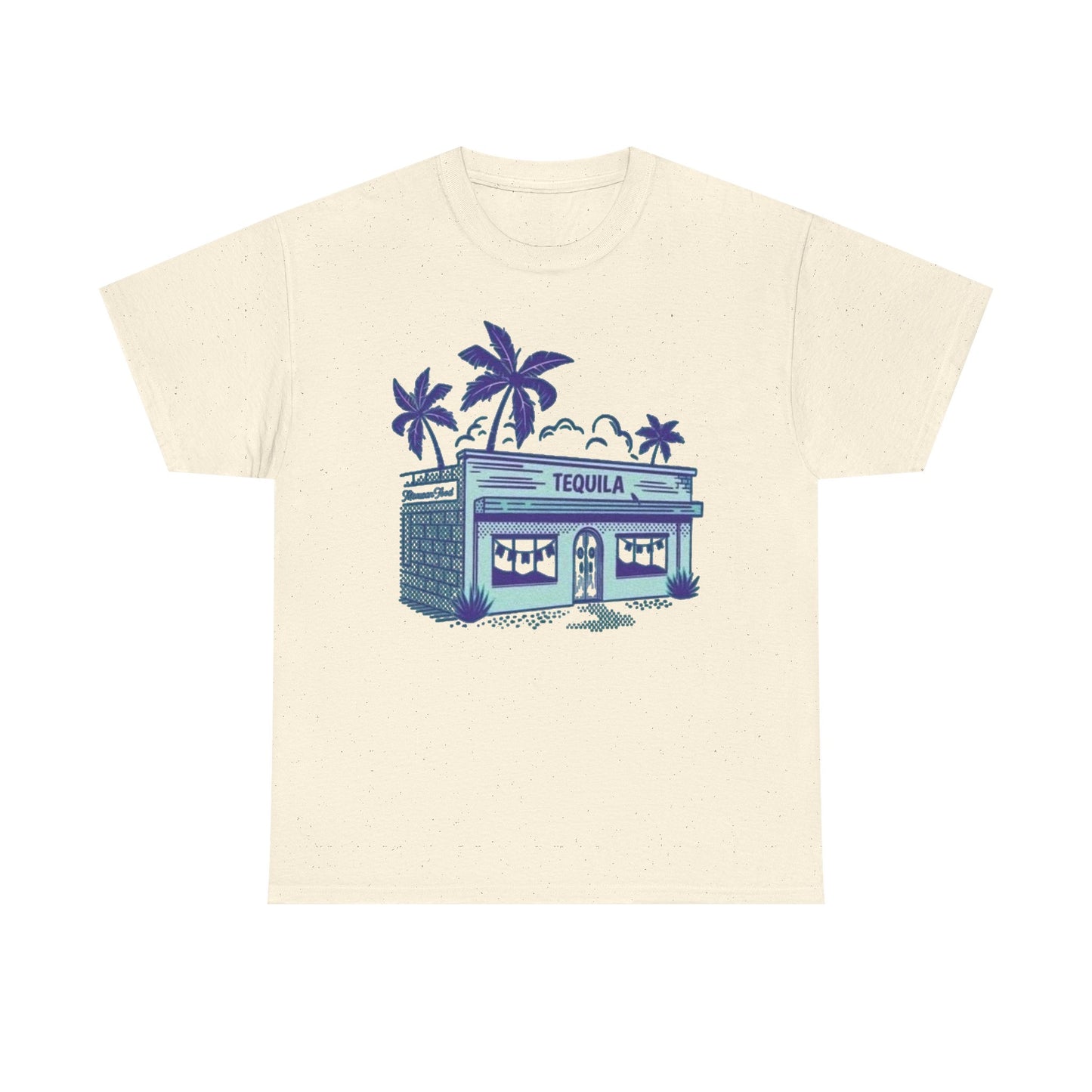 Tequila Bar Retro Graphic T Shirt NEW Vintage Unisex Heavy Cotton Tee