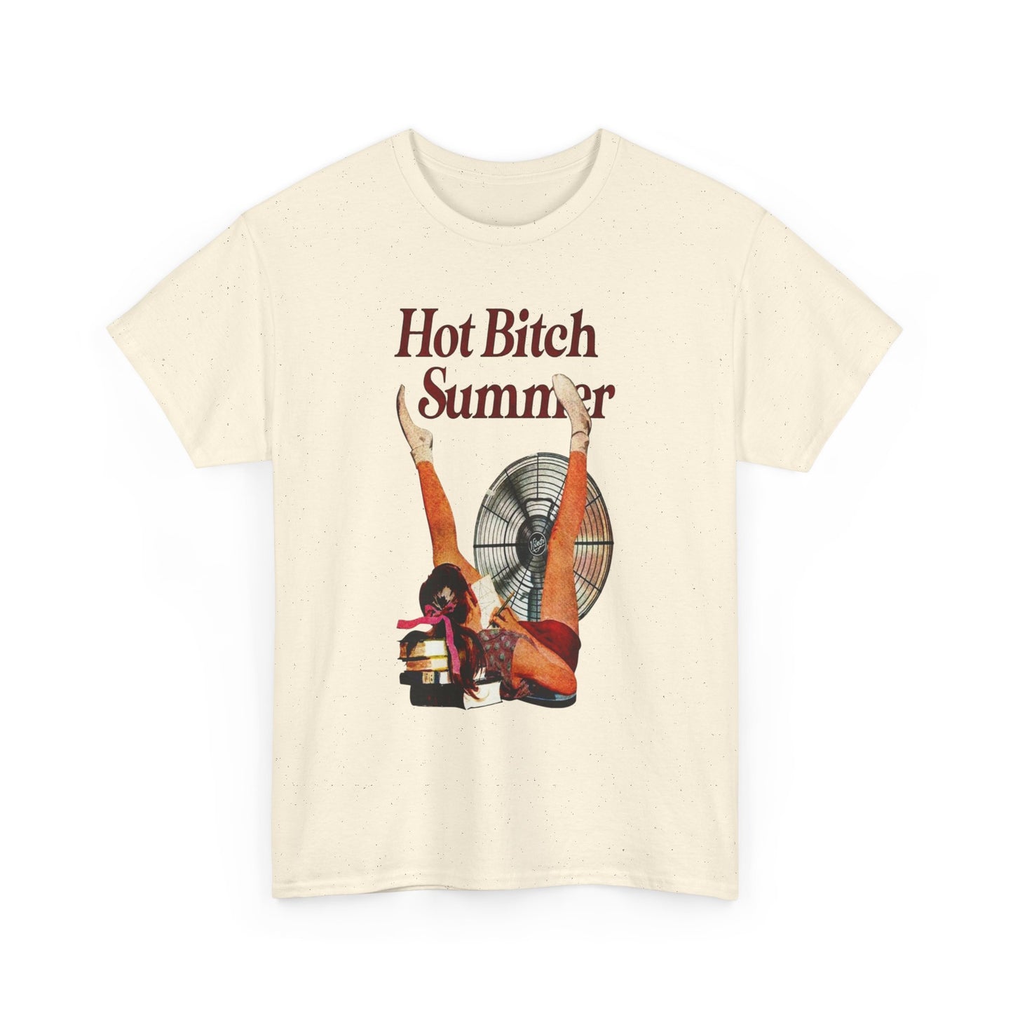Hot Bitch Summer Graphic T-Shirt Womens Comfy Cotton Tee NEW