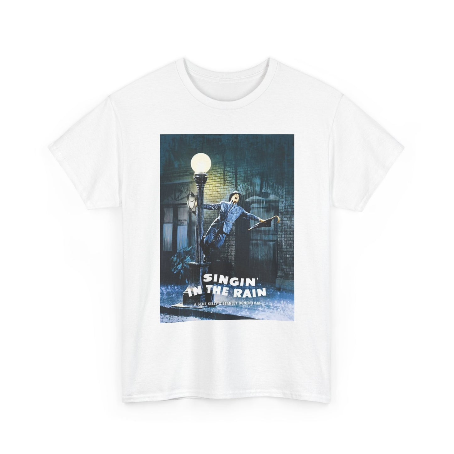 Singing In The Rain Graphic T Shirt Vintage Unisex Heavy Cotton Tee