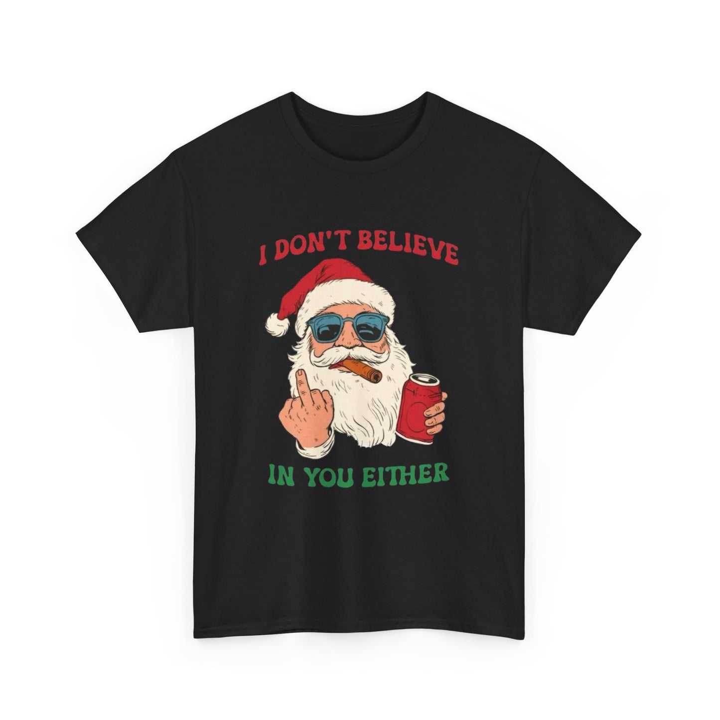 Funny Santa Tee Graphic T Shirt ADULT NEW