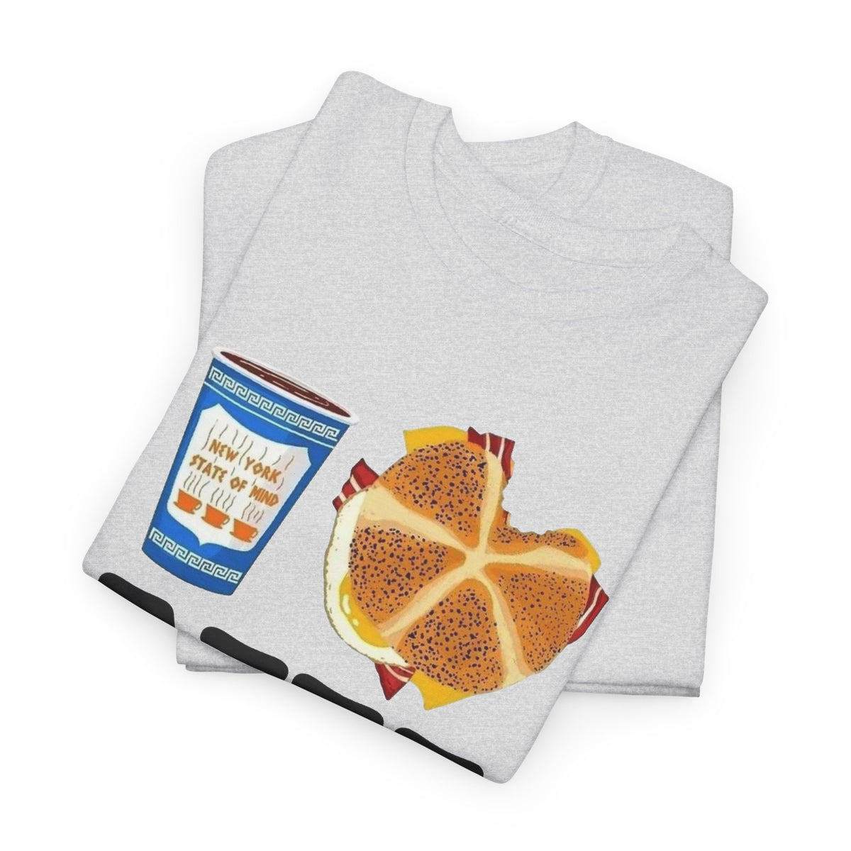 Classic New York Graphic T Shirt Men's Vintage Heavy Cotton Tee