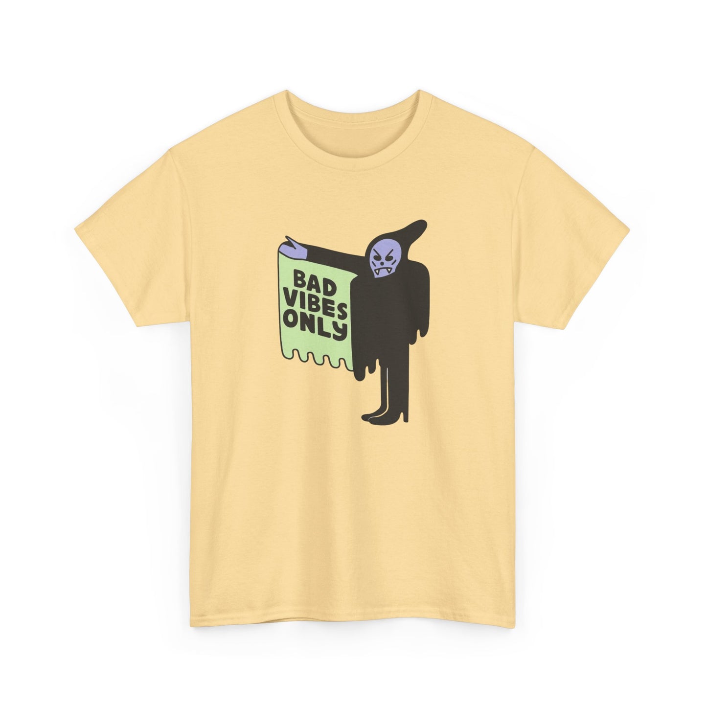 Bad Vibes Only Graphic T Shirt NEW Adult Tee