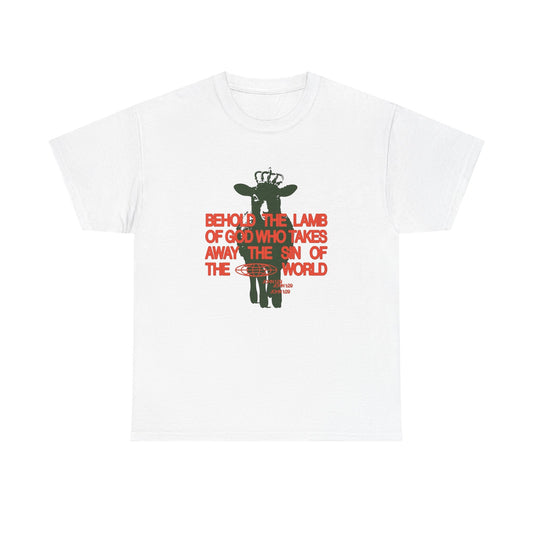 The Lamb Of God Christ Religion Graphic T Shirt Unisex Heavy Cotton Tee