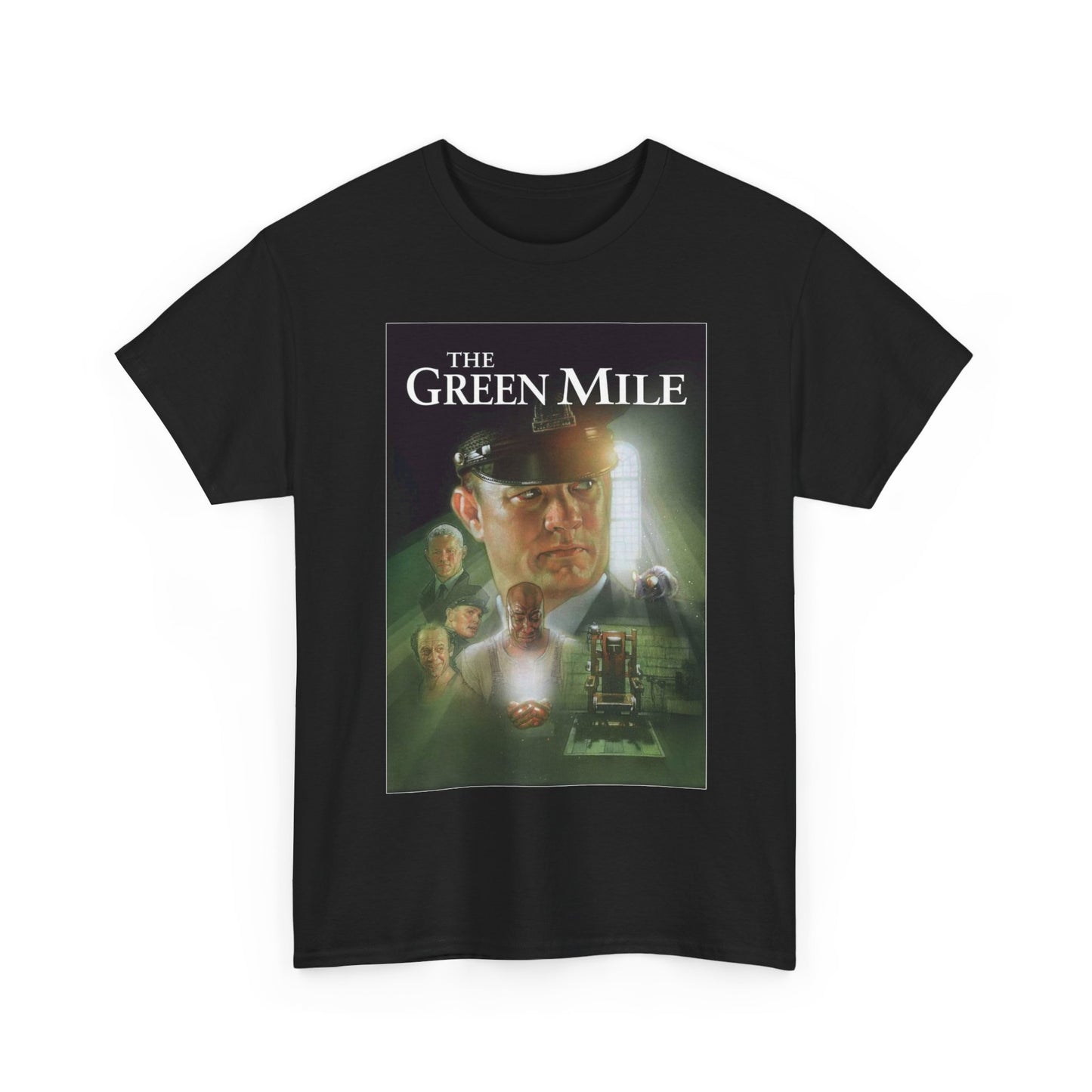 The Green Mile Movie Poster Shirt Vintage Graphic Retro Unisex Heavy Cotton Tee
