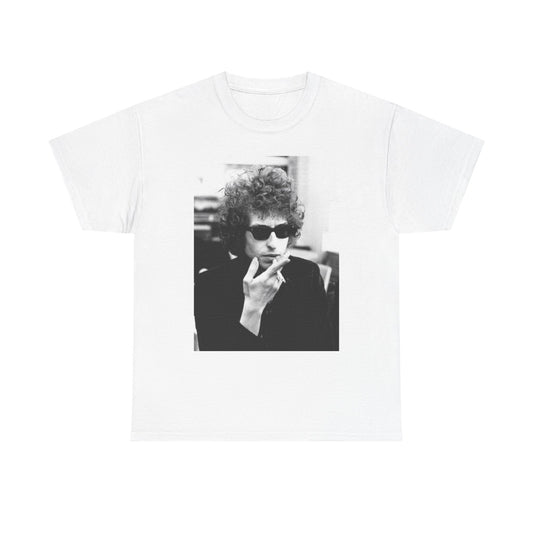 Bob Dylan Graphic T Shirt Vintage Photo Retro Unisex Heavy Cotton Tee