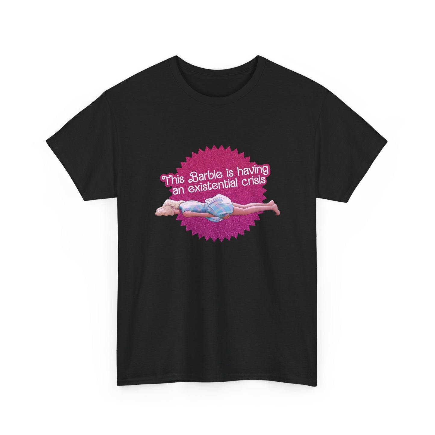 Having A Extensional Crisis Funny Graphic T Shirt Unisex Heavy Cotton Tee GIFT