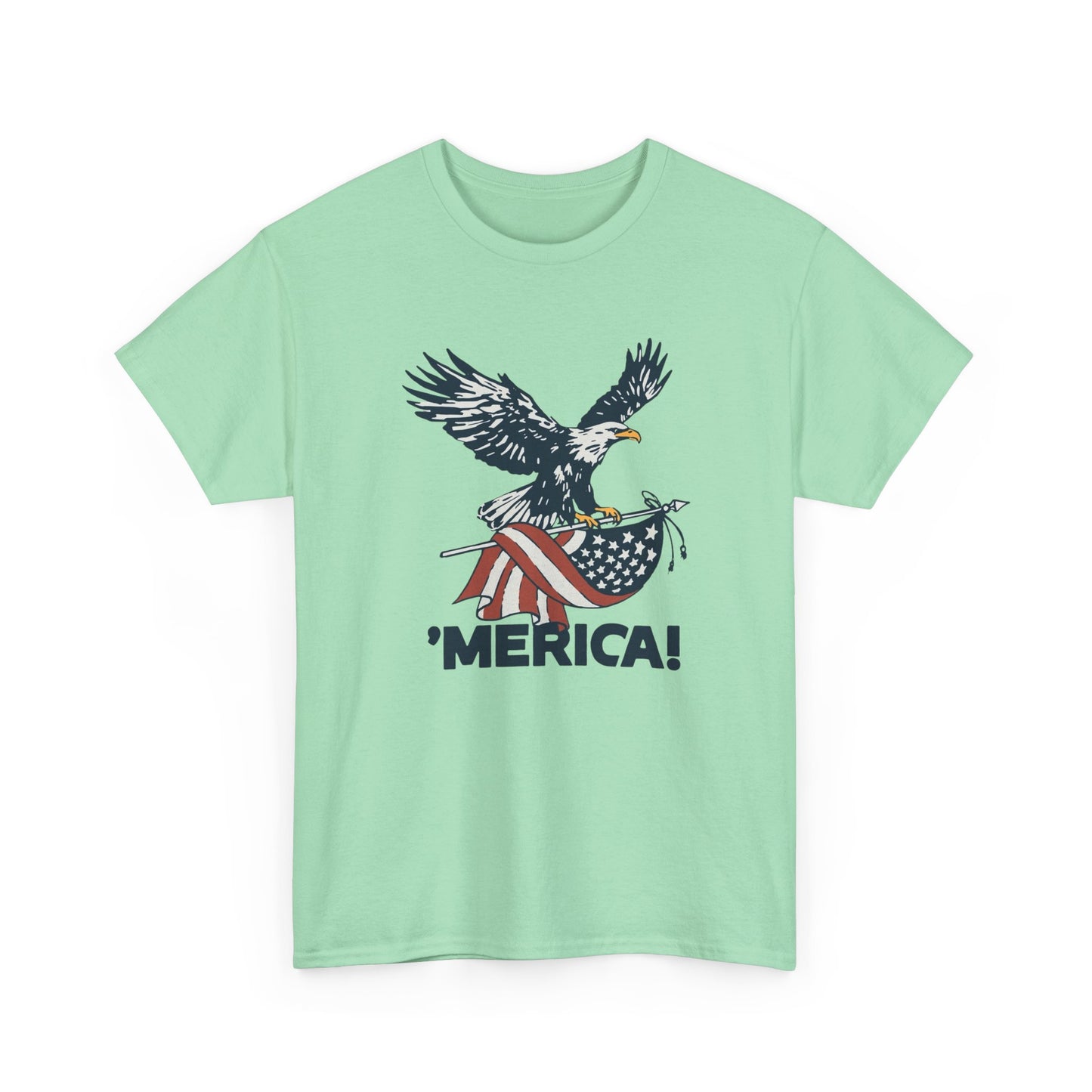 American Bald Eagle USA Graphic T Shirt Heavy Cotton Tee NEW ADULT UNISEX