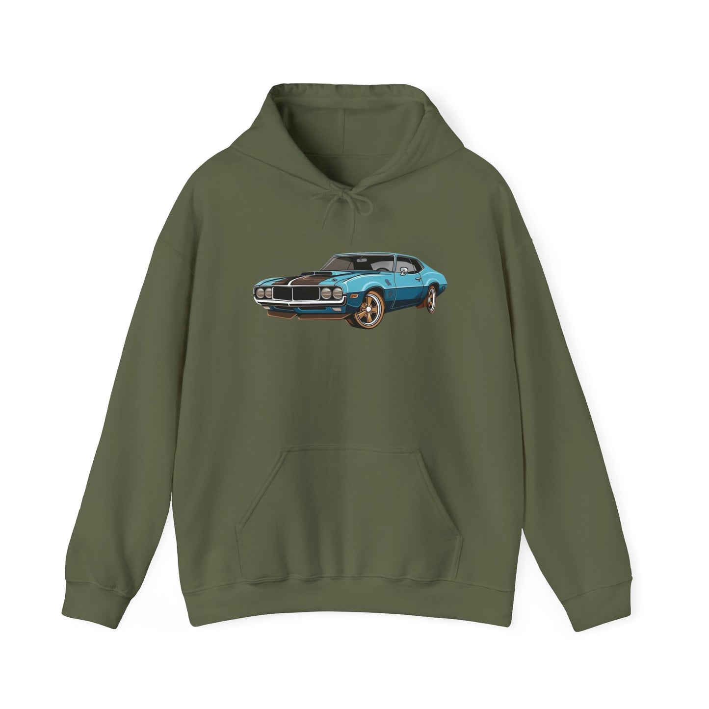 Oldsmobile Retro Classic 442 Muscle Graphic Hoodie NEW Heavy Hooded Sweatshirt