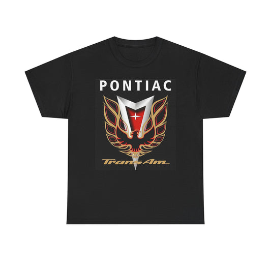 Pontiac Trans Am Graphic T Shirt Vintage Firebird Unisex Heavy Cotton Tee