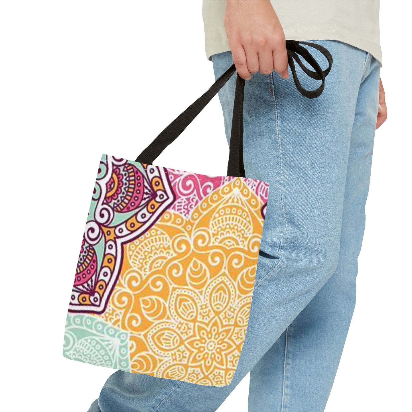Yellow Multi Color BRAND NEW MODERN Tote Bag (AOP)