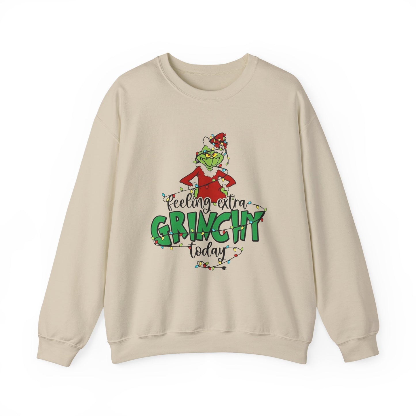 Feeling Extra Grinchy Christmas Sweater NEW Heavy Blend™ Crewneck Sweatshirt