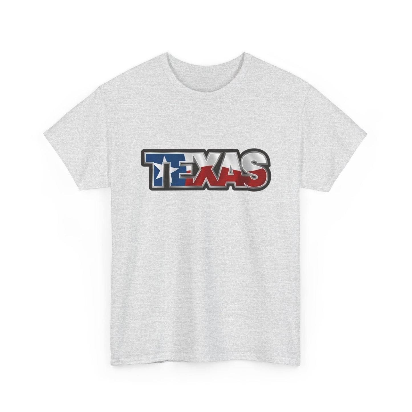 Texas American Flag USA BBQ Graphic T Shirt NEW GIFT Unisex Heavy Cotton Tee