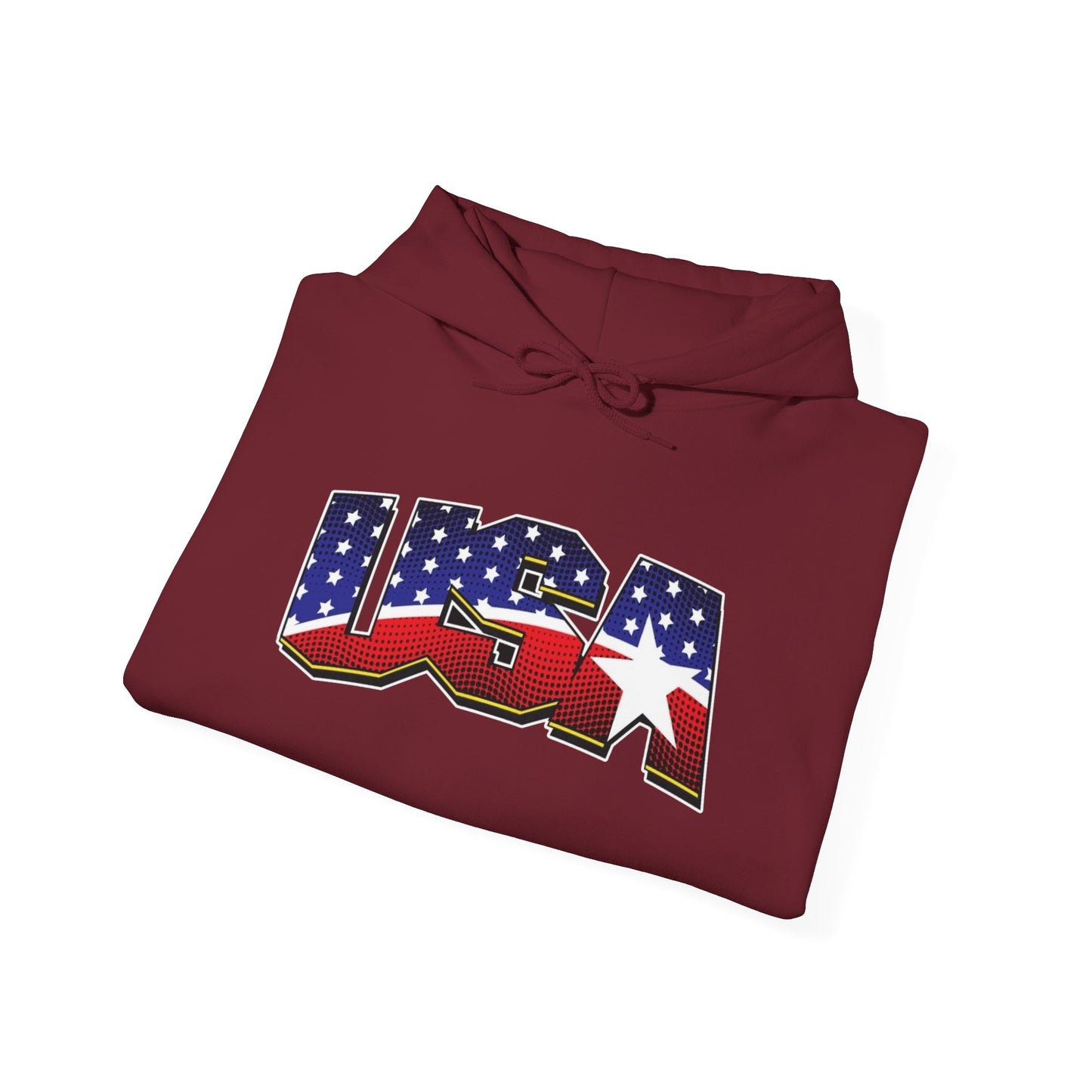 USA American Flag Freedom Graphic Hoodie Unisex Heavy Blend™ Hooded Sweatshirt