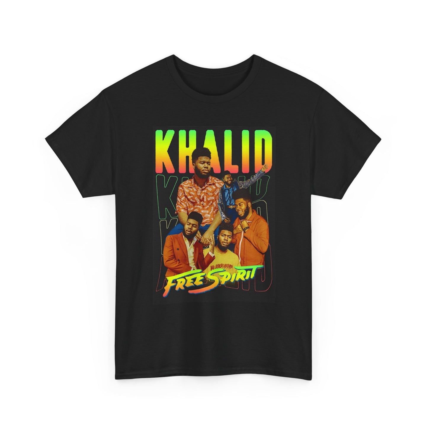 Khalid Graphic T Shirt Hip Hop Street Wear Apparel Unisex Heavy Cotton Tee