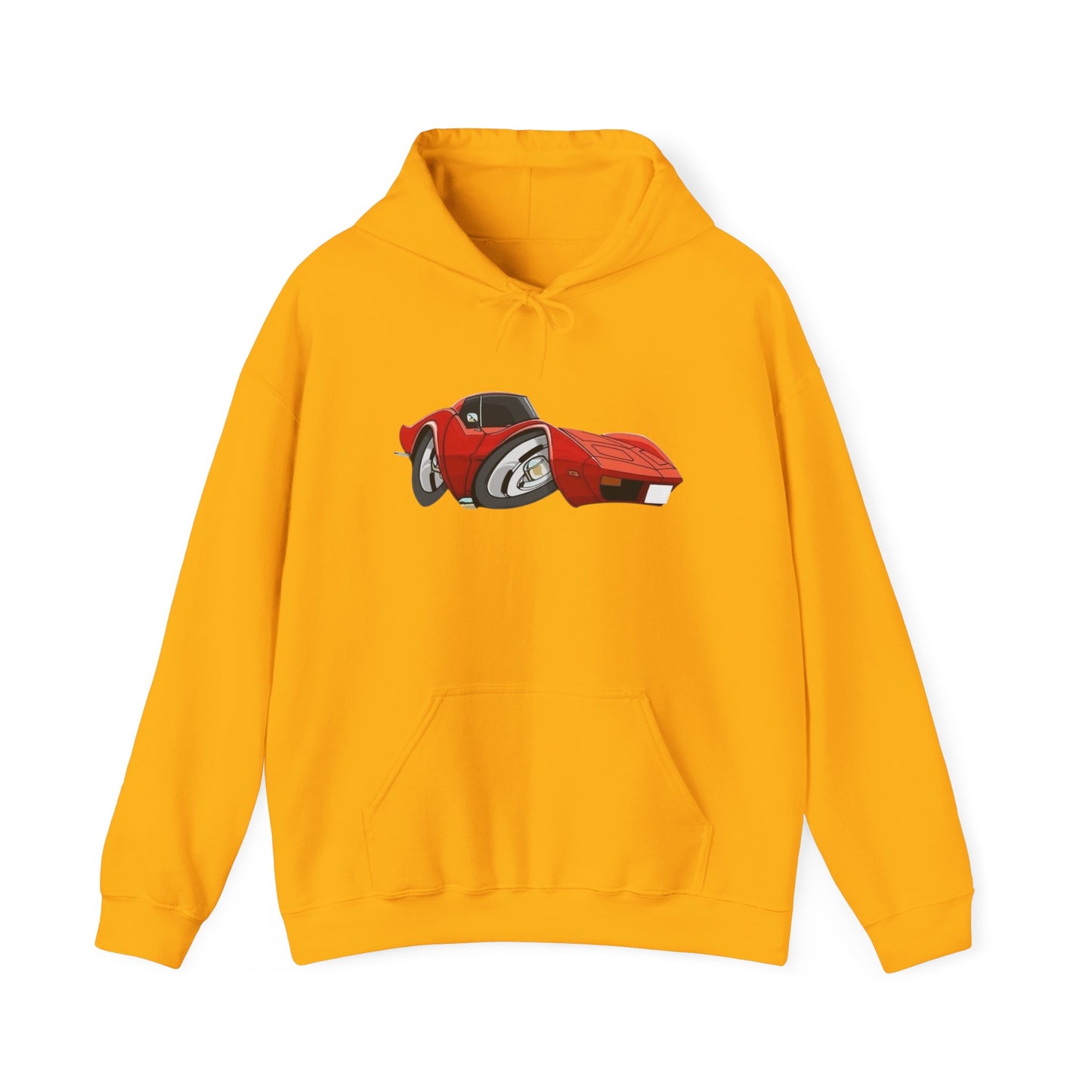 C3 Corvette Retro Graphic Hoodie NEW Unisex Heavy Hooded Sweatshirt